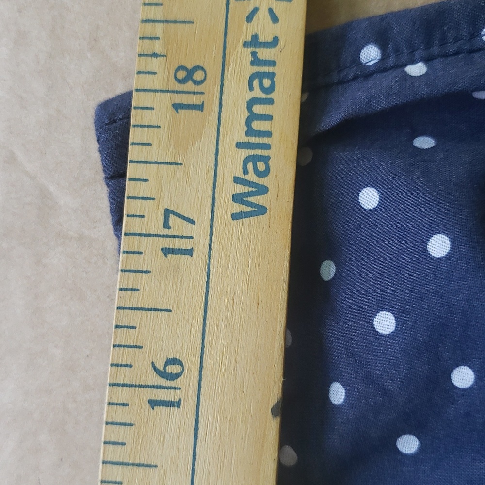 LRL RALPH LAUREN Capri Style Polka Dot Pajama Set - Navy - Picture 10 of 12